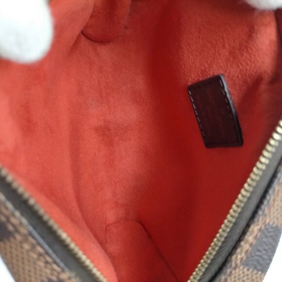 Authentic Louis Vuitton Pochette Ipanema Brown Damier Shoulder Bag mn776-112925 - Picture 11 of 16